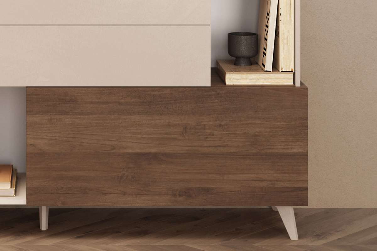 Buffet 1 porte 3 tiroirs 180 cm Anvers