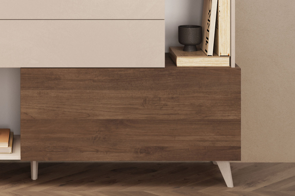 Buffet 1 porte 3 tiroirs 180 cm Anvers