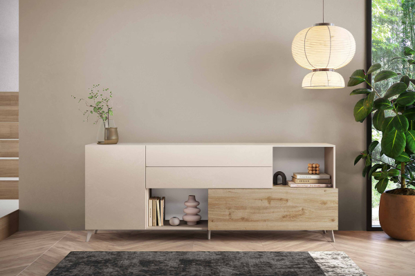 Buffet 2 portes 2 tiroirs 240 cm Anvers