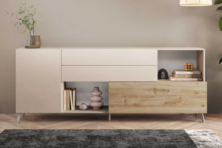 Buffet 2 portes 2 tiroirs 240 cm Anvers