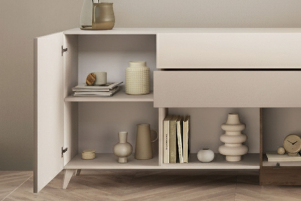 Buffet 2 portes 2 tiroirs 240 cm Anvers