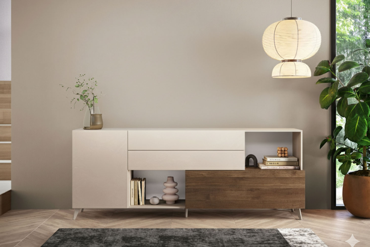 Buffet 2 portes 2 tiroirs 240 cm Anvers