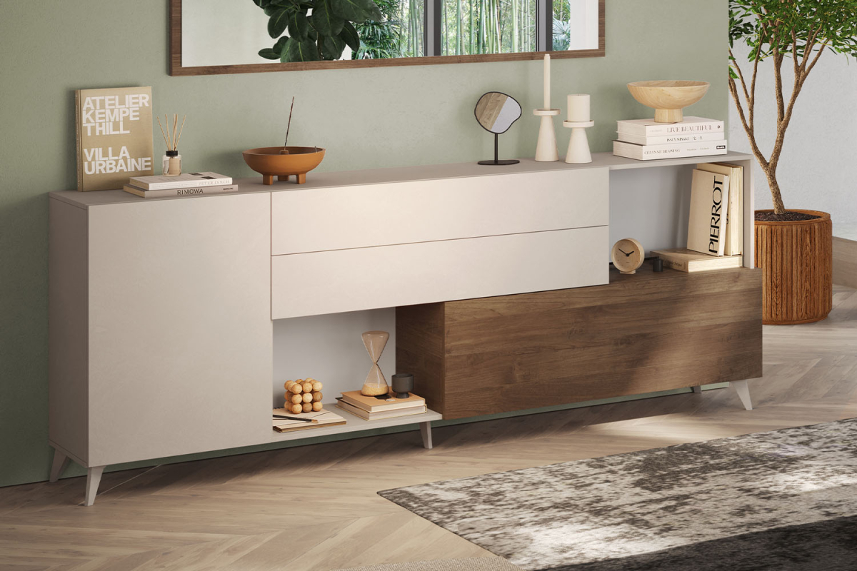 Buffet 2 portes 2 tiroirs 240 cm Anvers