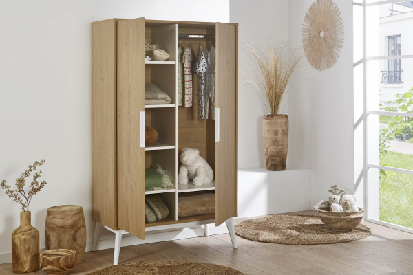 Armoire 2 portes en bois Arles