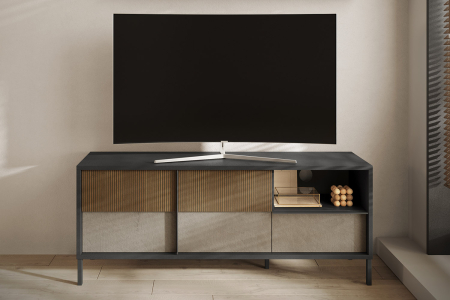 Meuble TV 2 portes 1 tiroir 155 cm Faro