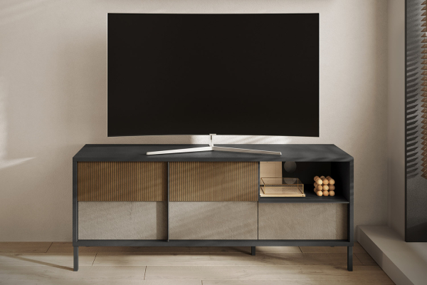 Meuble TV 2 portes 1 tiroir 155 cm Faro