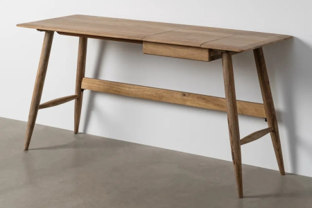 Bureau avec tiroir en manguier massif Noctis