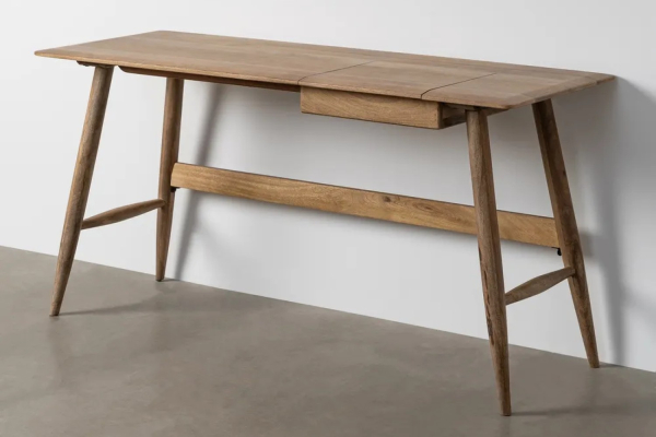 Bureau avec tiroir en manguier massif Noctis