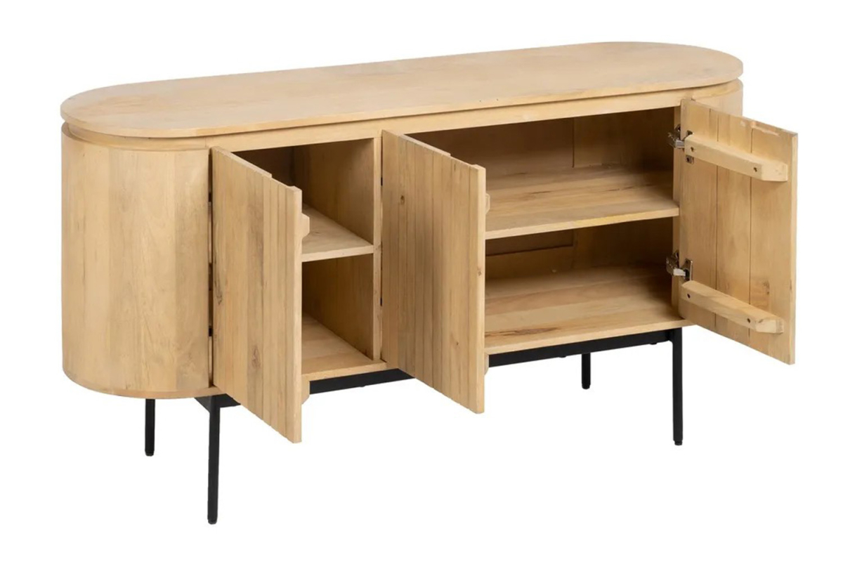 Buffet en manguier – Design haut de gamme pour salon raffiné