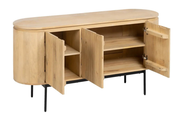 Buffet en manguier – Design haut de gamme pour salon raffiné