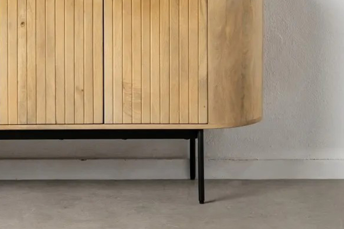 Buffet en manguier – Design haut de gamme pour salon raffiné