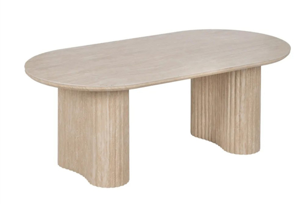 Table basse bois effet pierre 120 cm Baltic – Design haut de gamme