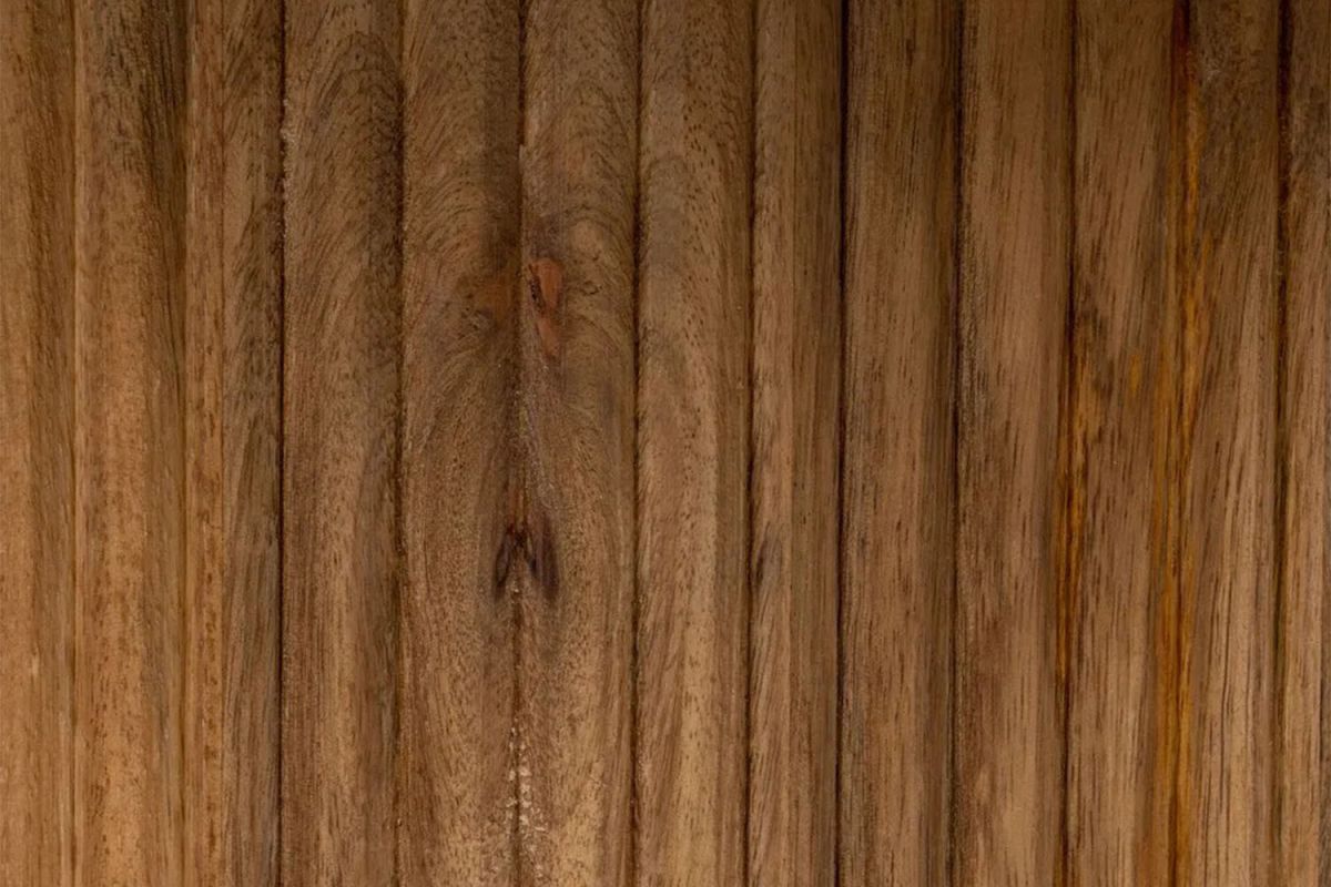 Table basse ronde en manguier et marbre - Bijou de design naturel