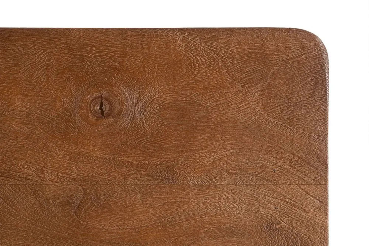 Table basse en manguier massif 115 cm Althéa – Élégance bois naturel