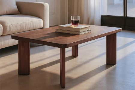 Tavolino in legno massello di mango 115 cm Althéa – Eleganza del legno naturale
