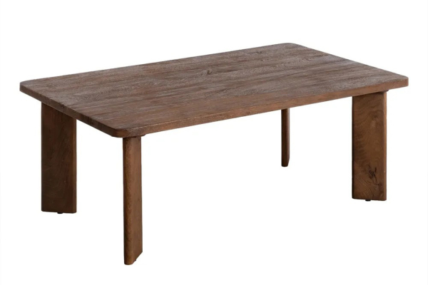 Table basse en manguier massif 115 cm Althéa – Élégance bois naturel