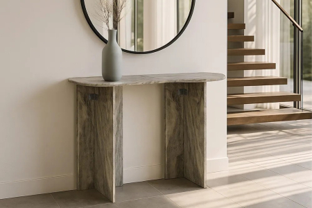 Console en marbre Elmer – Élégance et matériaux nobles