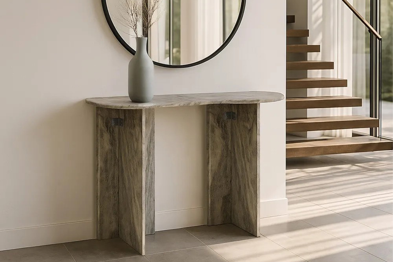 Console en marbre Elmer – Élégance et matériaux nobles