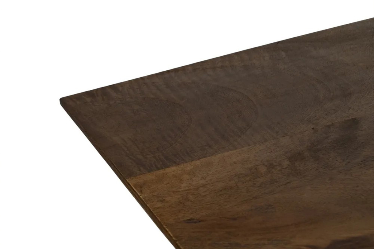 Console en manguier et pied métal Valen – Élégance bois et acier