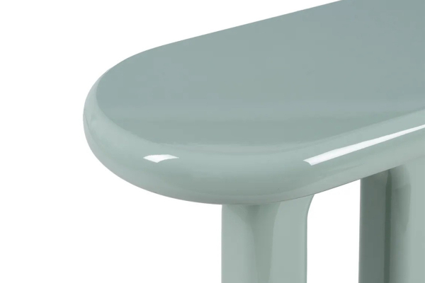 Console en bois design Novea – Élégance laquée crème ou vert