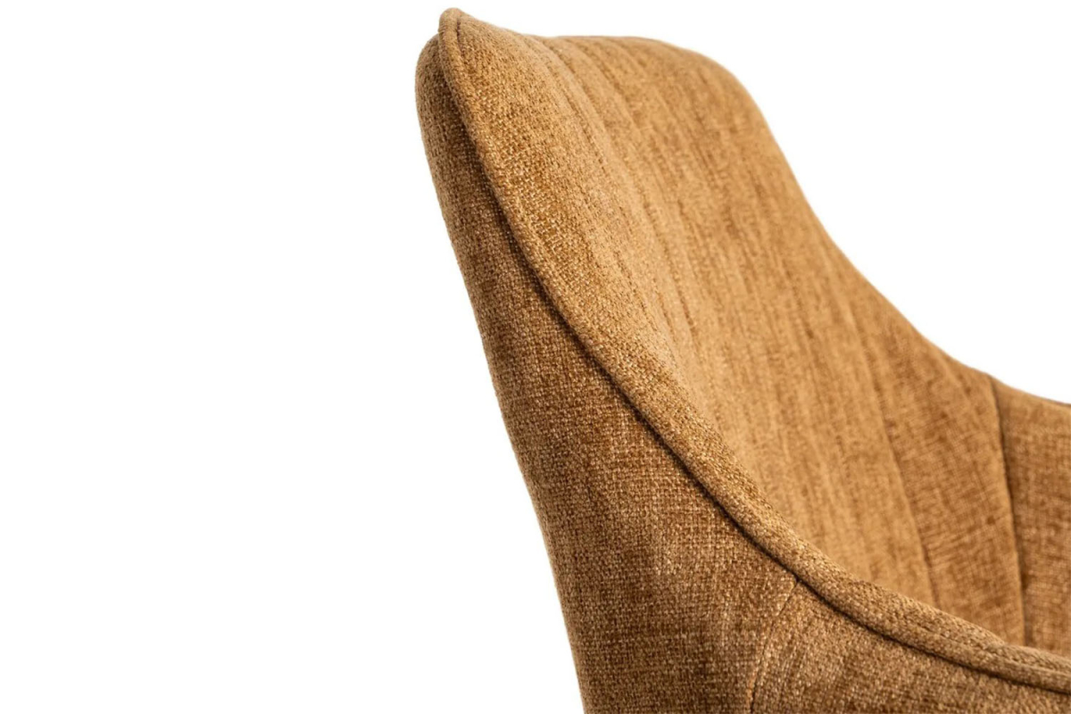 Chaise en tissu et pieds métal Elmar