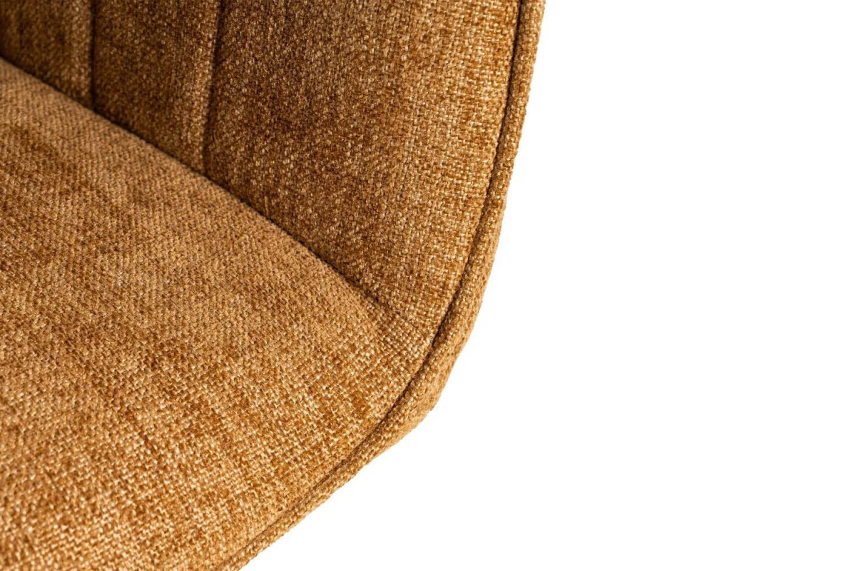 Chaise en tissu et pieds métal Elmar