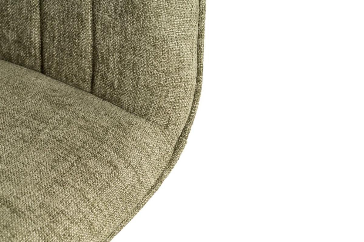 Chaise en tissu et pieds métal Elmar