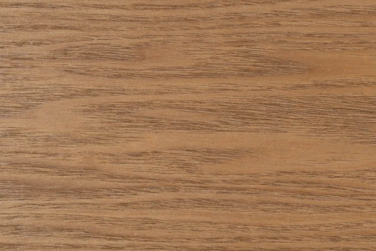 Table ovale effet chêne pied central Oren 4-6 pers. – Design naturel
