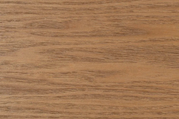 Table ovale effet chêne pied central Oren 4-6 pers. – Design naturel