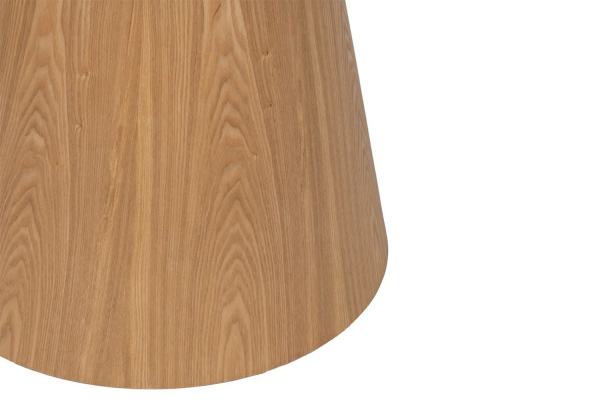 Table à manger ronde en chêne 5 pers. Oren – Design contemporain