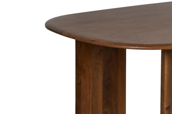 Table en manguier massif 6-8 pers. Soria – Élégance bois naturel