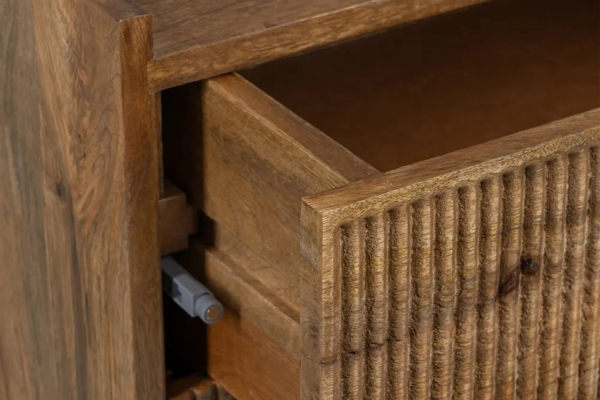 Chevet Almar en manguier massif – Mobilier haut de gamme pour chambre
