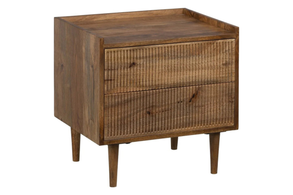 Chevet Almar en manguier massif – Mobilier haut de gamme pour chambre