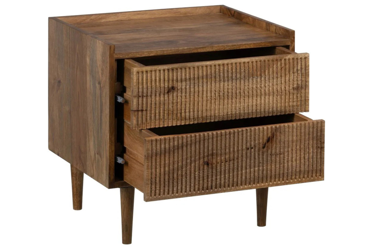 Chevet Almar en manguier massif – Mobilier haut de gamme pour chambre