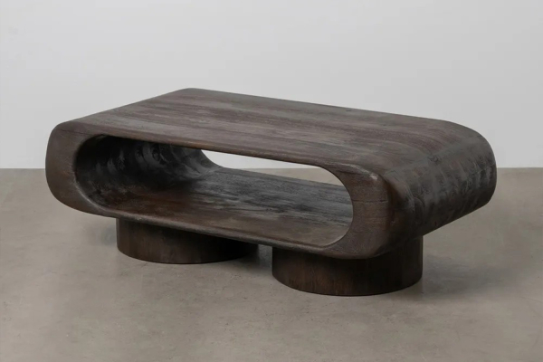 Table basse Senza 122 cm en manguier massif – Mobilier haut de gamme