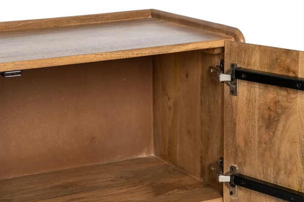Meuble TV en manguier massif – Style raffiné pour salon d’exception