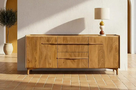 Buffet Orval 160 cm en manguier massif – Rangement chic