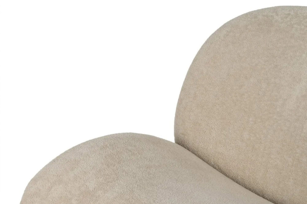 Fauteuil Olwen design bouclette – Mobilier haut de gamme pour salon