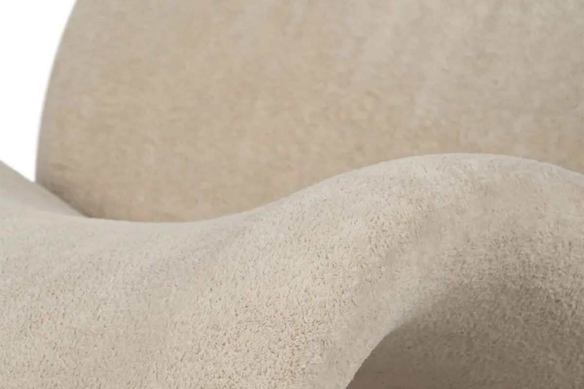 Fauteuil Olwen design bouclette – Mobilier haut de gamme pour salon