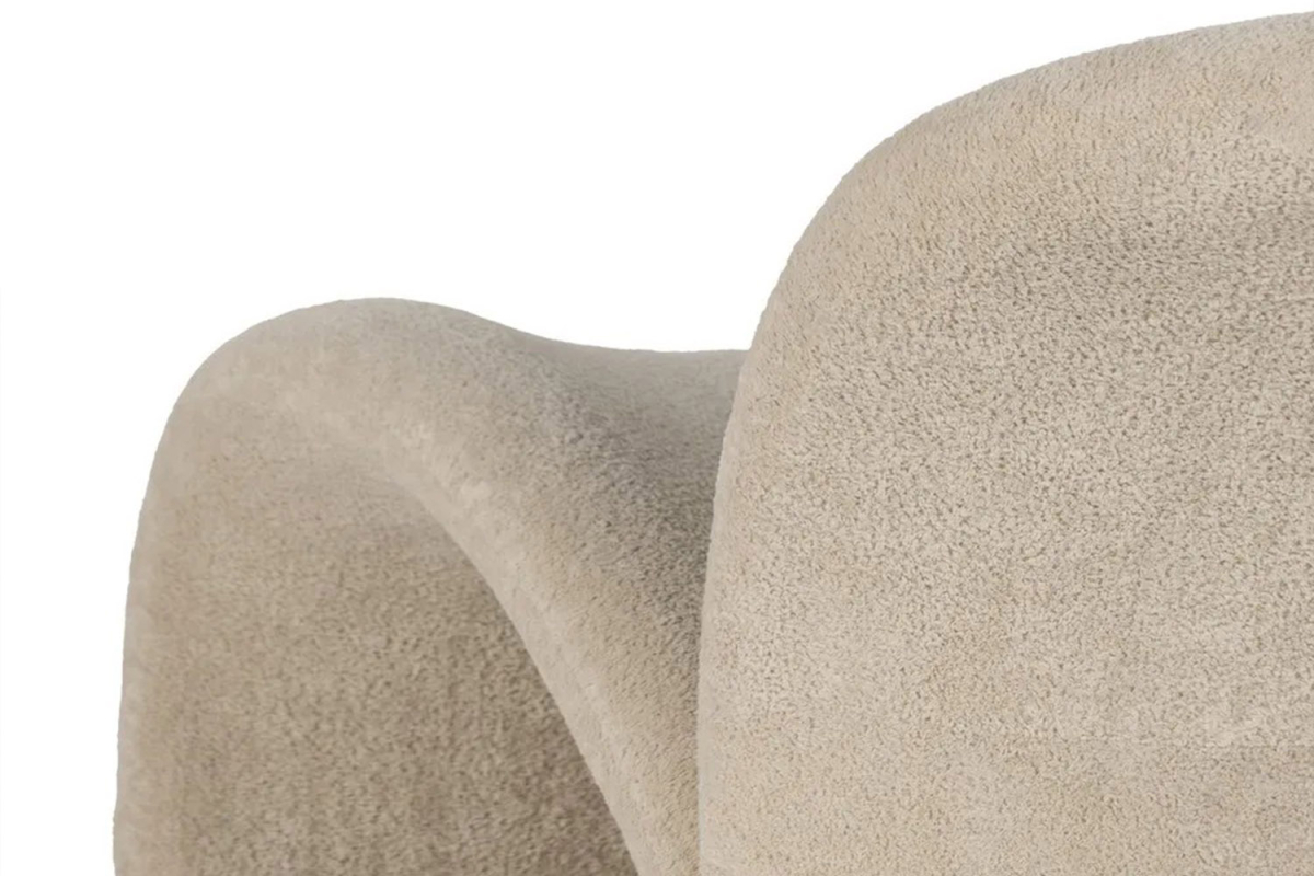 Fauteuil Olwen design bouclette – Mobilier haut de gamme pour salon