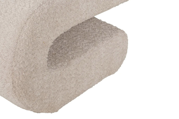 Fauteuil éponge bouclette Elwin – Style raffiné & confort cocon