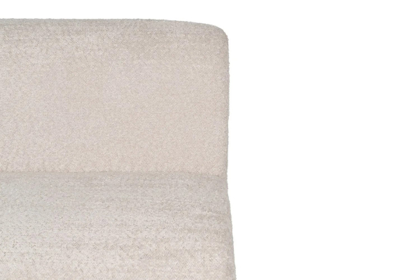 Fauteuil éponge bouclette Elwin – Style raffiné & confort cocon