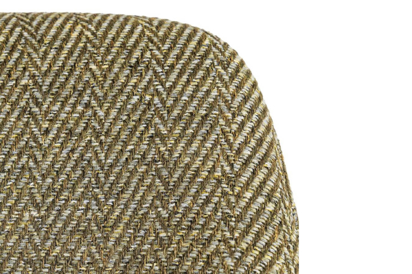 Chaise avec accoudoirs en tissu texturé Calem