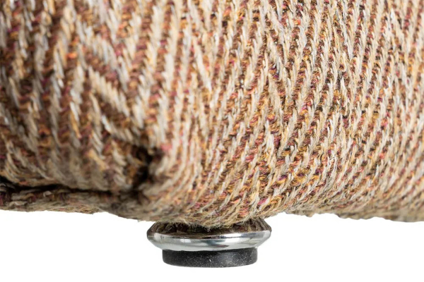Chaise avec accoudoirs en tissu texturé Calem