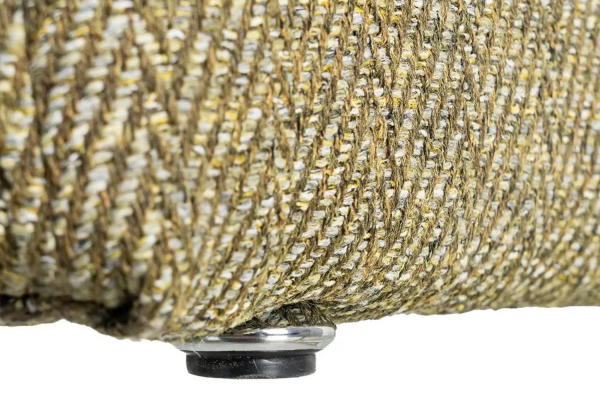 Chaise avec accoudoirs en tissu texturé Calem