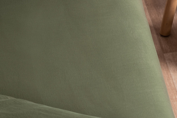 Drap housse satin de coton bio lavé uni | Maison Aveni