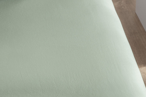 Drap housse satin de coton bio lavé uni | Maison Aveni