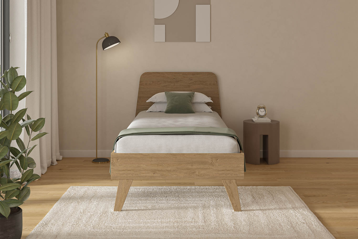 Lit 1 place en bois Soho