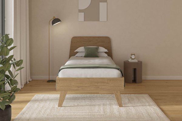 Lit 1 place en bois Soho