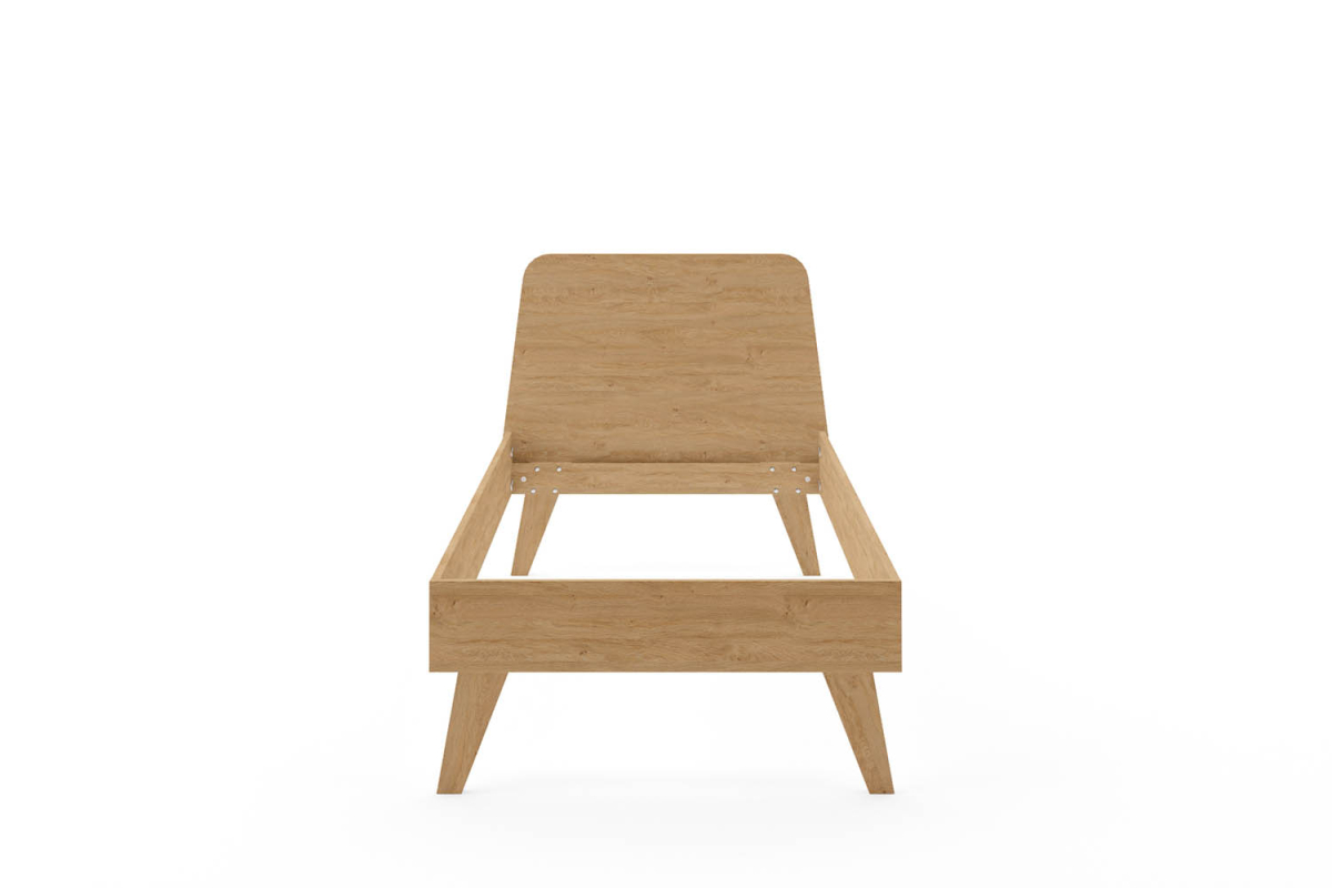Lit 1 place en bois Soho